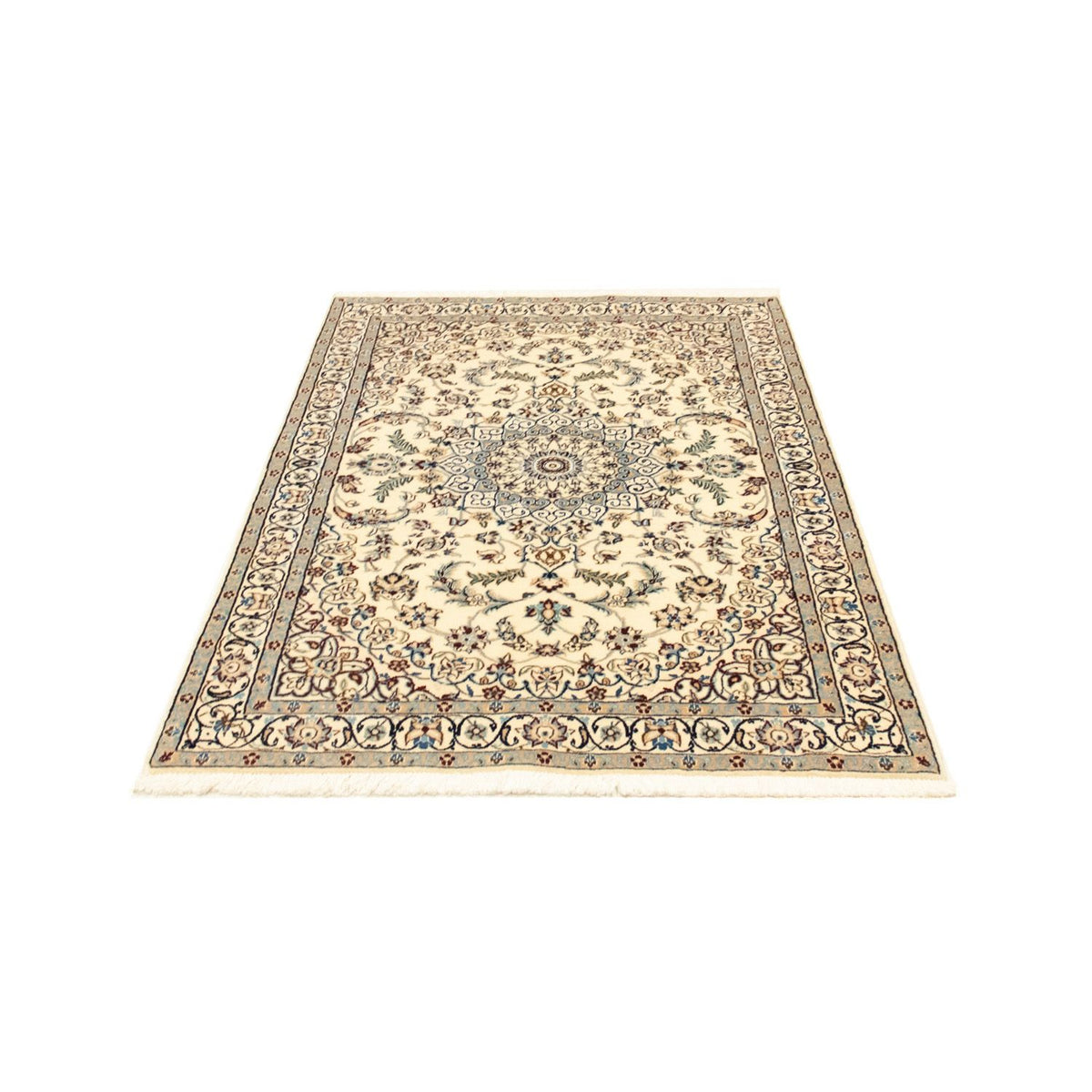 Tapis persan - Nain - Royal - 154 x 102 cm - beige