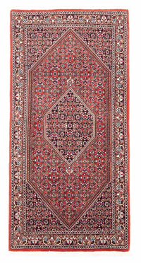 Tapis persan - Bidjar - 142 x 70 cm - rouge