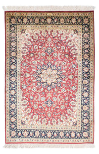 Tapis persan - Ghom - 151 x 100 cm - rouge