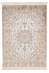 Tapis persan - Ghom - 147 x 100 cm - beige