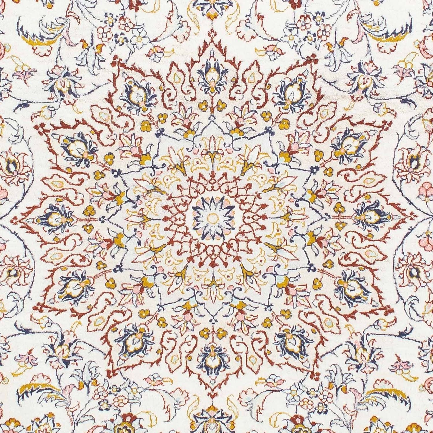Tapis persan - Ghom - 147 x 100 cm - beige