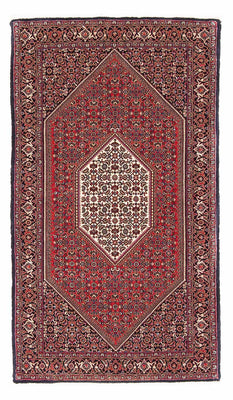Tapis persan - Bidjar - 148 x 81 cm - rouge
