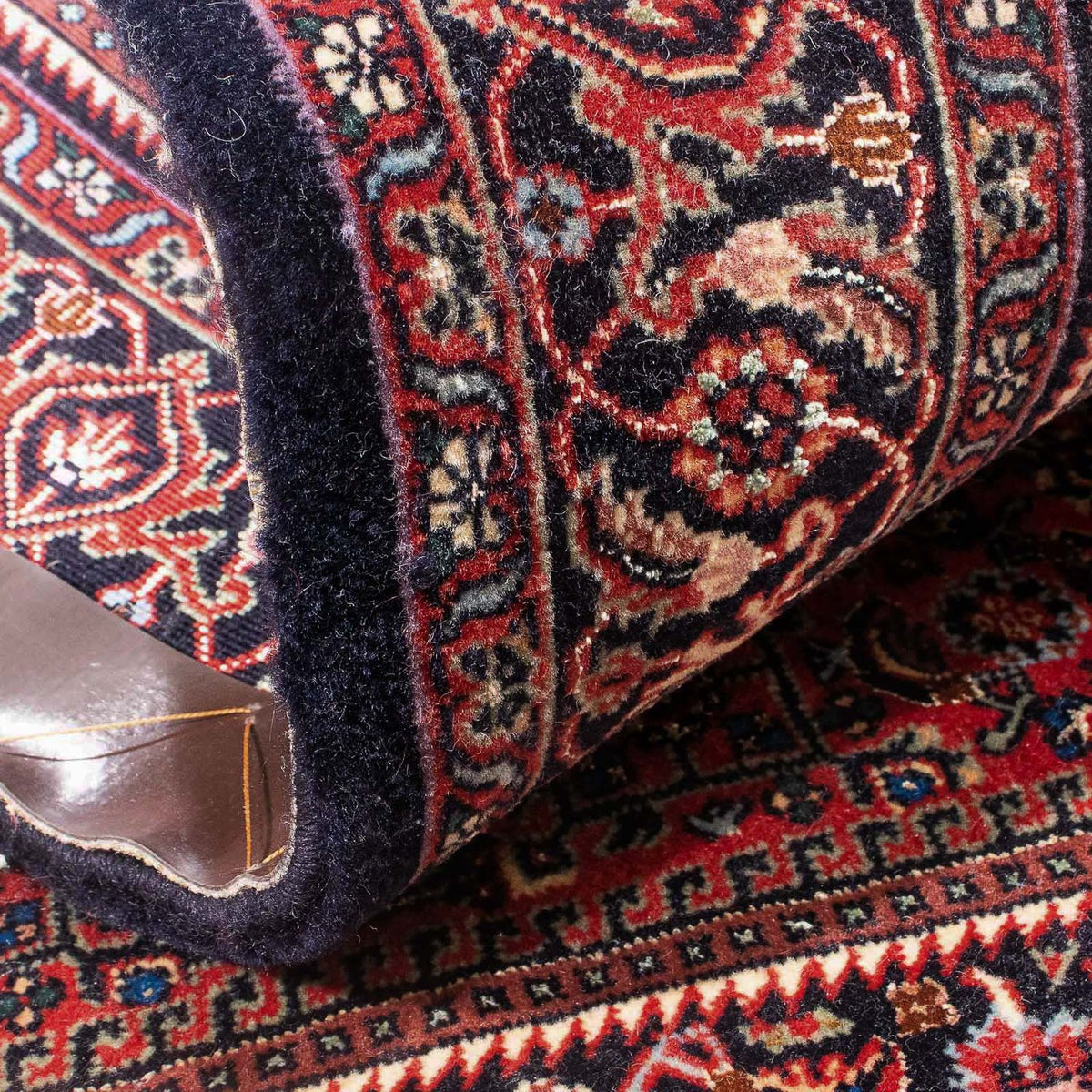 Tapis persan - Bidjar - 148 x 81 cm - rouge