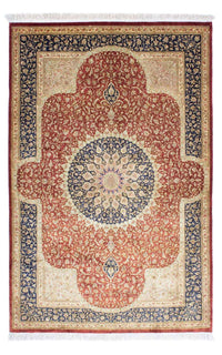 Tapis persan - Ghom - 154 x 100 cm - rouille