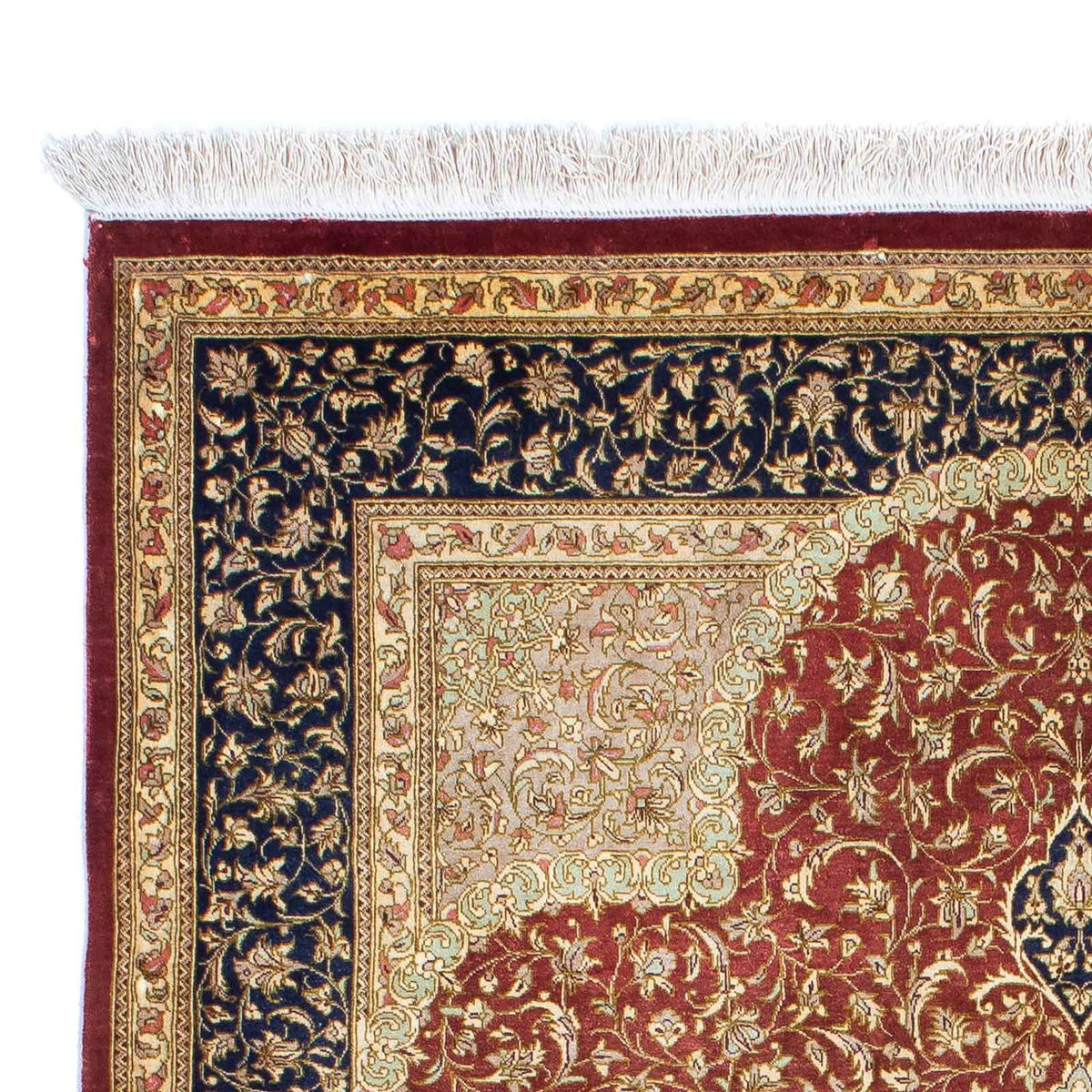 Tapis persan - Ghom - 154 x 100 cm - rouille