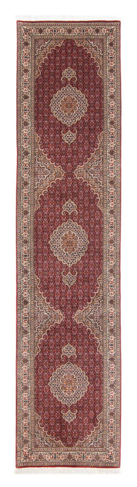Tapis de couloir Tapis persan - Tabriz - 351 x 83 cm - rouge foncé