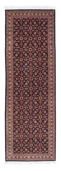 Tapis de couloir Tapis persan - Tabriz - 210 x 75 cm - bleu foncé