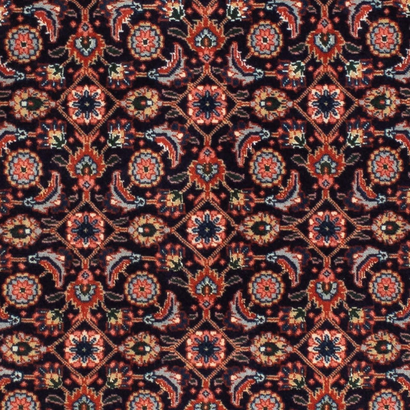 Tapis de couloir Tapis persan - Tabriz - 210 x 75 cm - bleu foncé