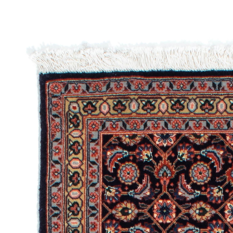 Tapis de couloir Tapis persan - Tabriz - 210 x 75 cm - bleu foncé