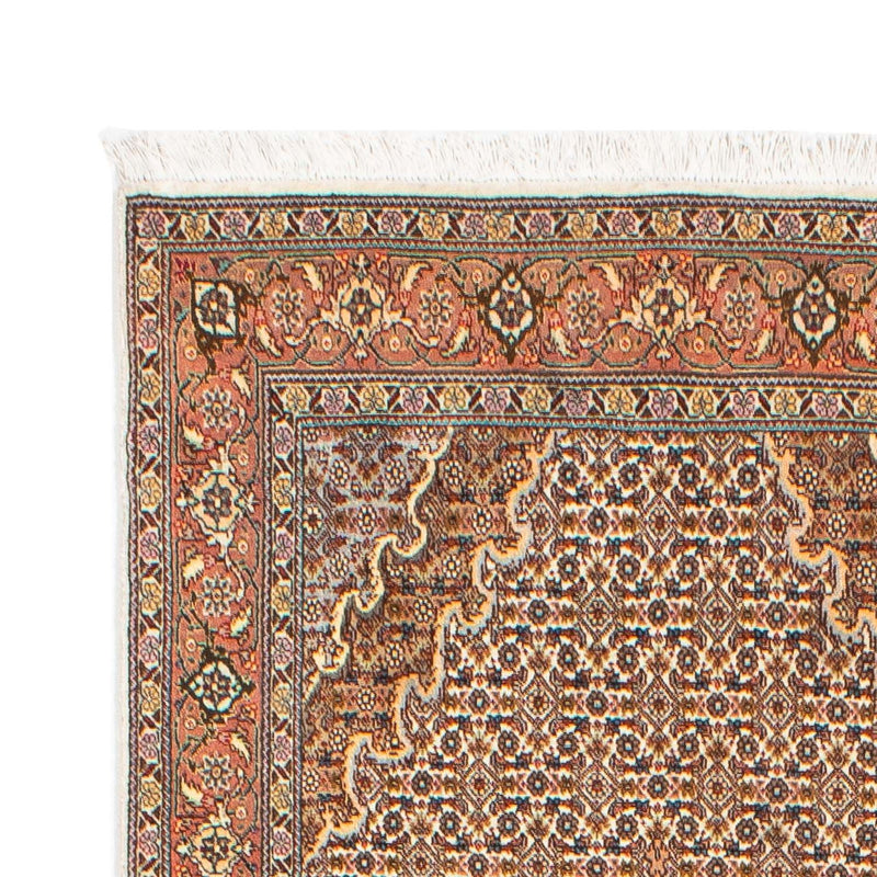 Tapis de couloir Tapis persan - Tabriz - 302 x 85 cm - marron clair