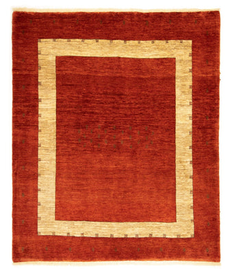 Tapis Gabbeh - Loribaft Persan - 215 x 180 cm - rouge