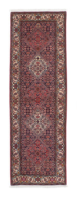 Tapis de couloir Tapis persan - Bidjar - 258 x 83 cm - rouge clair