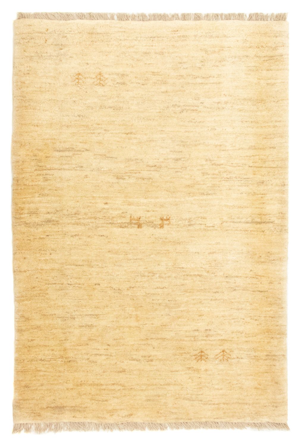Tapis Gabbeh - Persan - 134 x 86 cm - beige