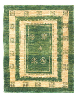 Tapis Gabbeh - Persan - 188 x 151 cm - vert