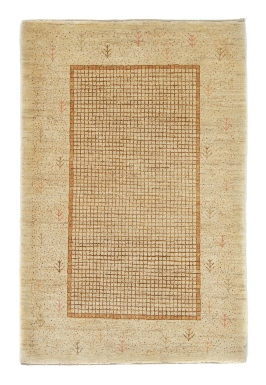 Tapis Gabbeh - Loribaft Persan - 182 x 123 cm - beige