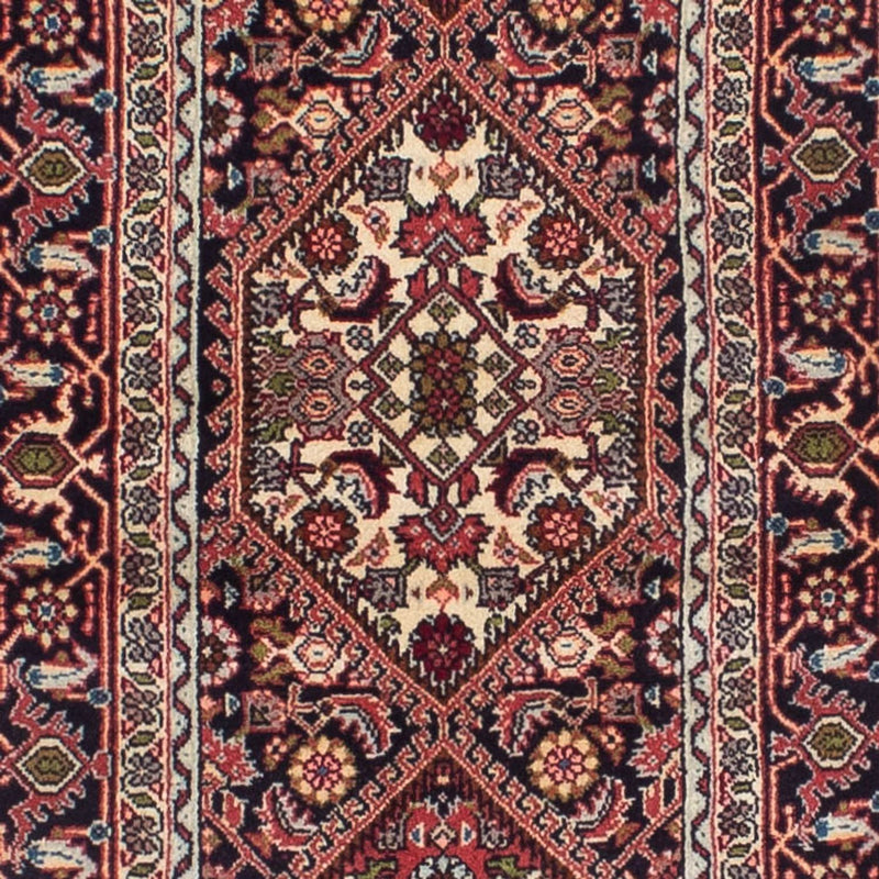 Tapis de couloir Tapis persan - Bidjar - 257 x 82 cm - rouge clair