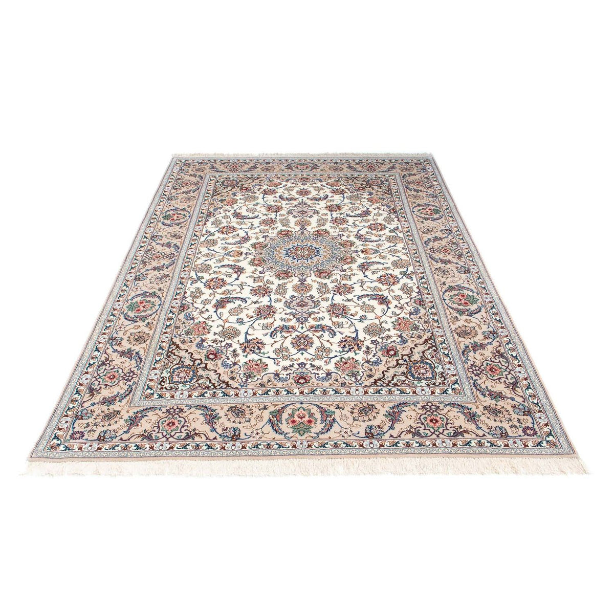 Tapis persan - Isfahan - Premium - 230 x 145 cm - beige
