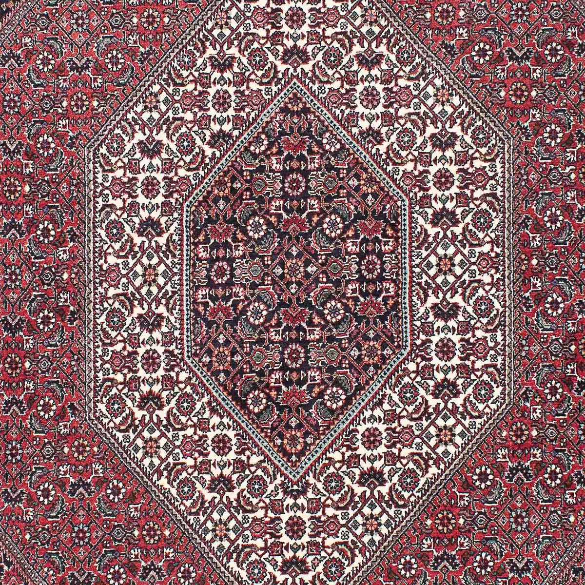 Tapis persan - Bidjar - 217 x 140 cm - rouge clair