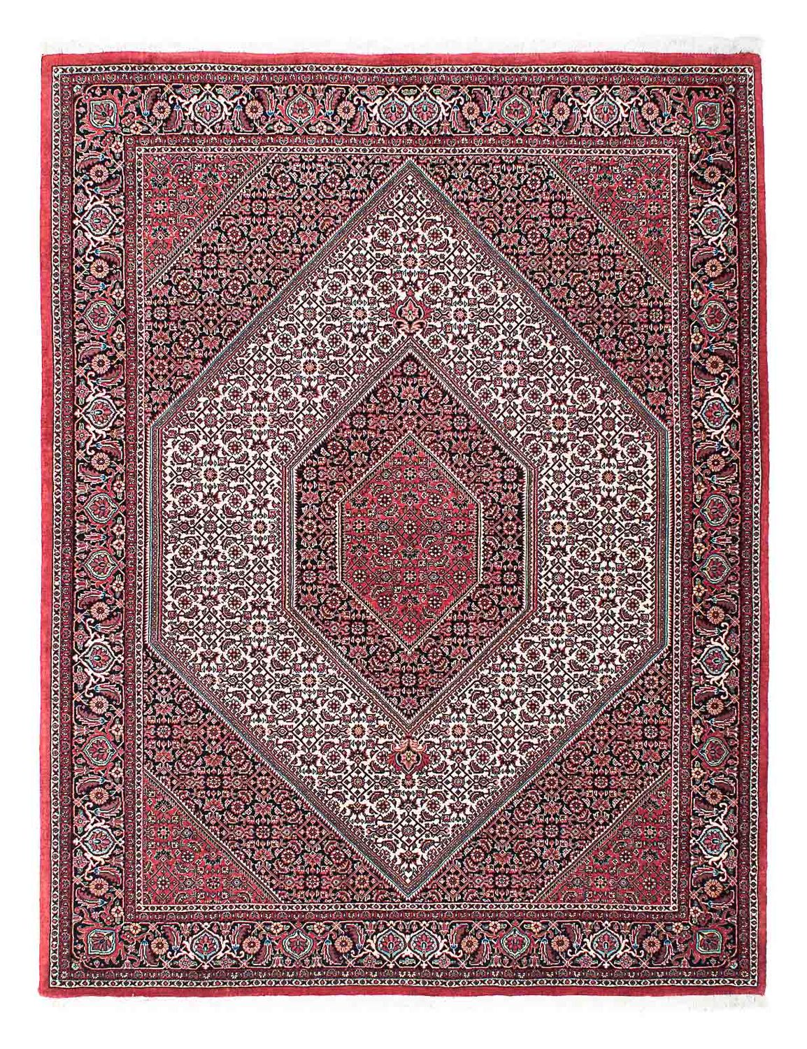 Tapis persan - Bidjar - 202 x 152 cm - rouge clair