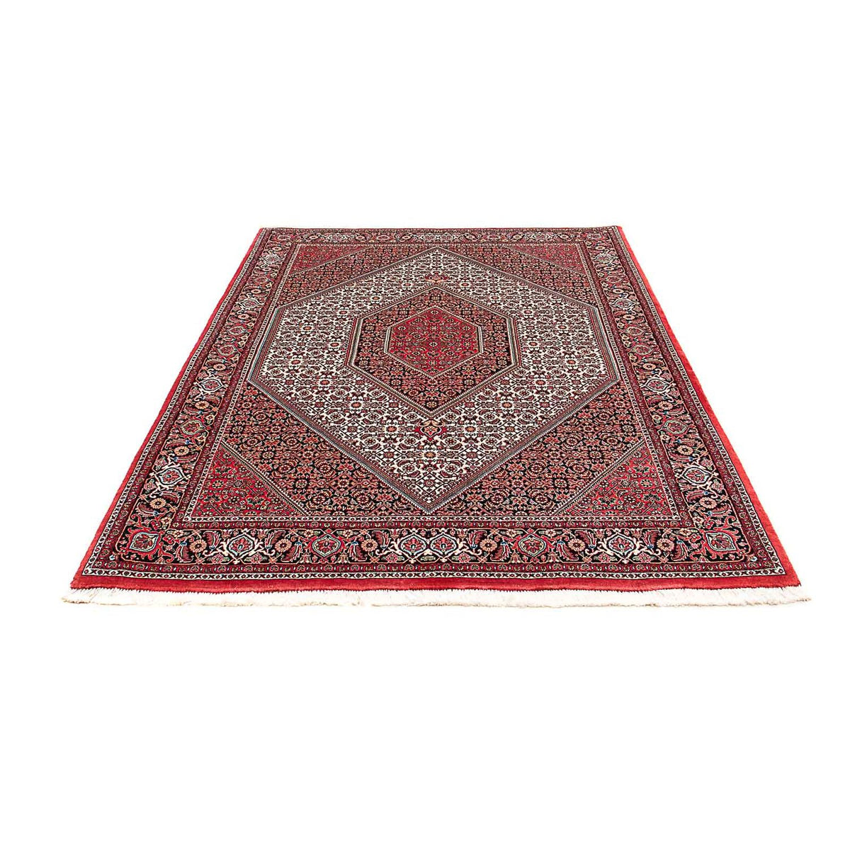 Tapis persan - Bidjar - 202 x 152 cm - rouge clair