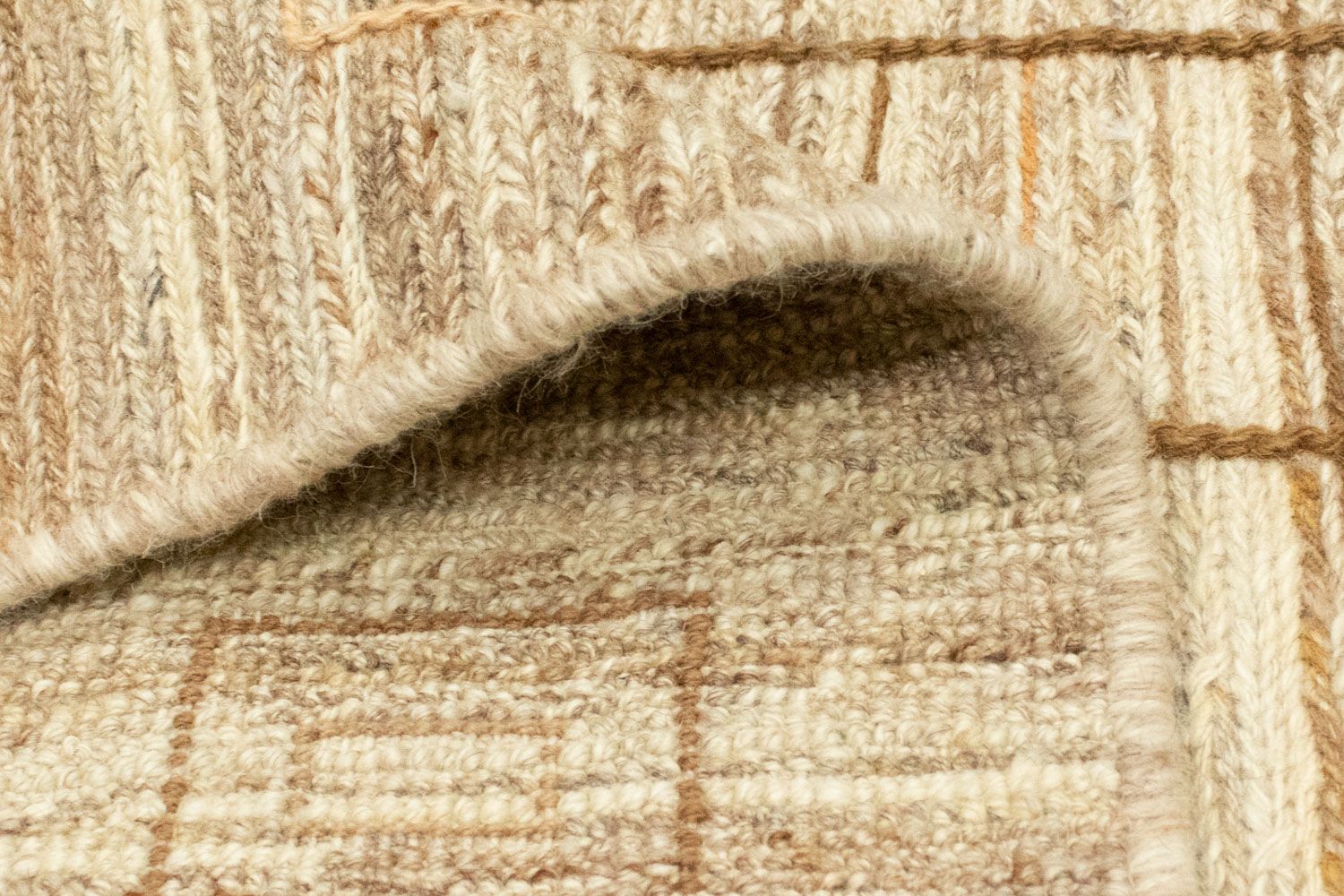 Tapis Gabbeh - Persan - 290 x 157 cm - beige clair
