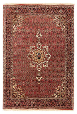 Tapis persan - Bidjar - 232 x 170 cm - rouge foncé
