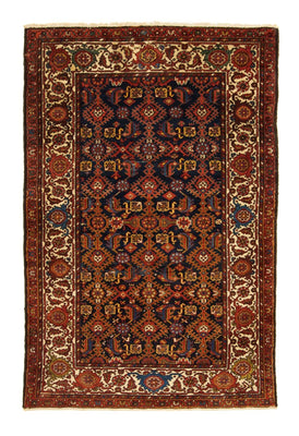 Tapis persan - Nomadic - 194 x 126 cm - bleu foncé