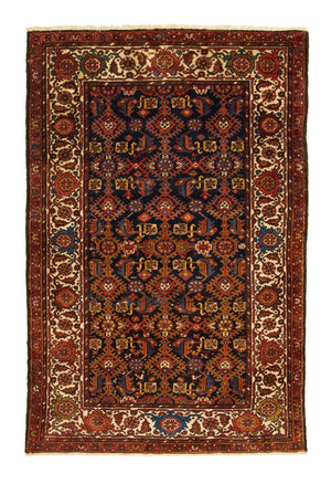 Tapis persan - Nomadic - 194 x 126 cm - bleu foncé