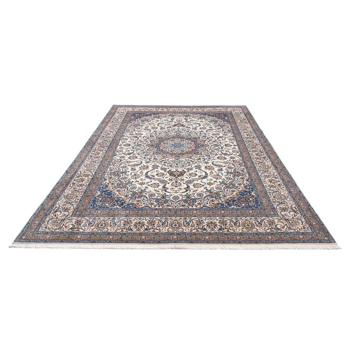 Tapis persan - Nain - Premium - 310 x 210 cm - beige