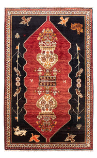 Tapis persan - Nomadic - 202 x 127 cm - bleu foncé