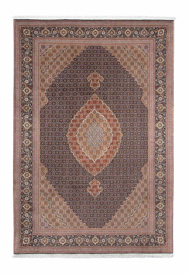 Tapis persan - Tabriz - 303 x 202 cm - marron foncé
