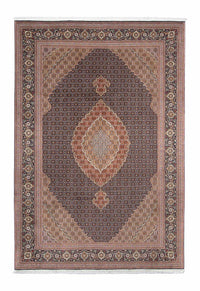 Tapis persan - Tabriz - 303 x 202 cm - marron foncé