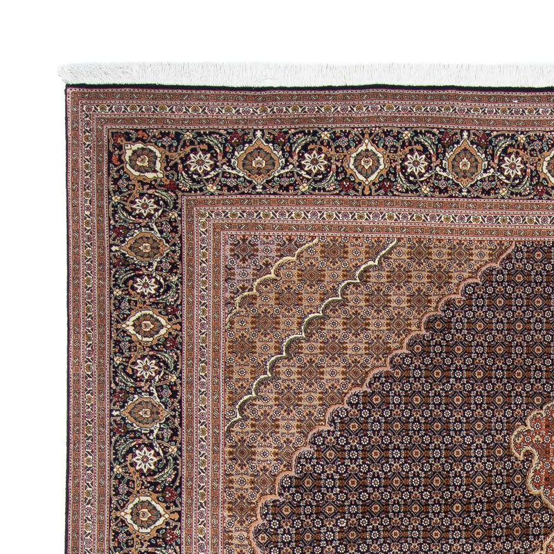 Tapis persan - Tabriz - 303 x 202 cm - marron foncé