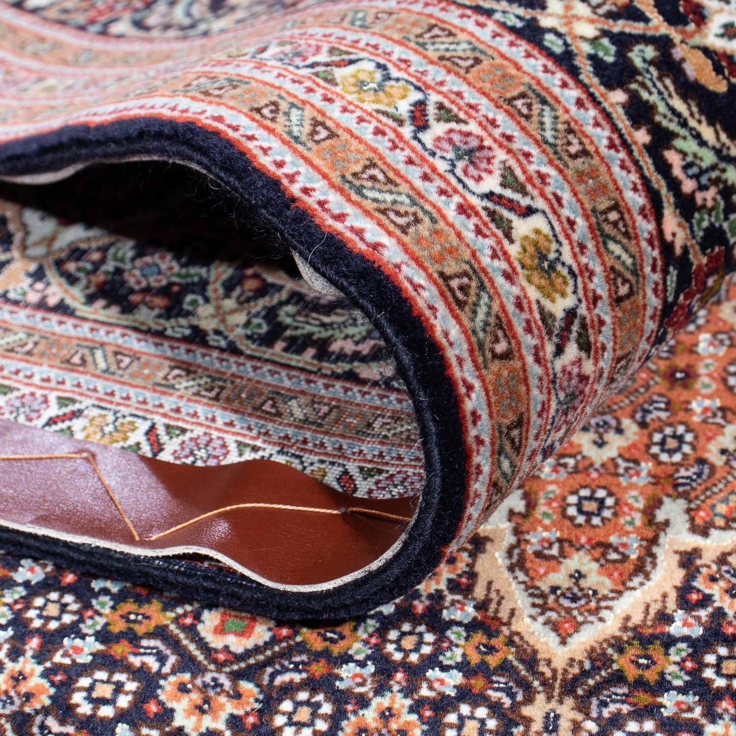 Tapis persan - Tabriz - 303 x 202 cm - marron foncé