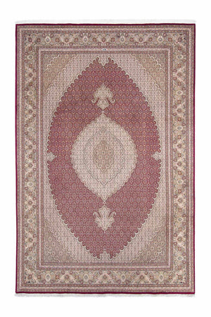 Tapis persan - Tabriz - 308 x 200 cm - rouge foncé