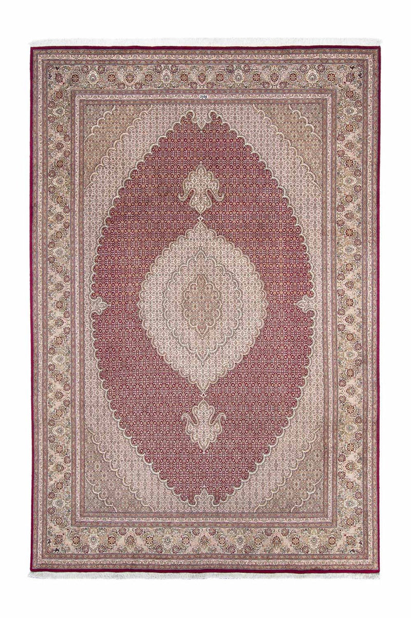 Tapis persan - Tabriz - 308 x 200 cm - rouge foncé