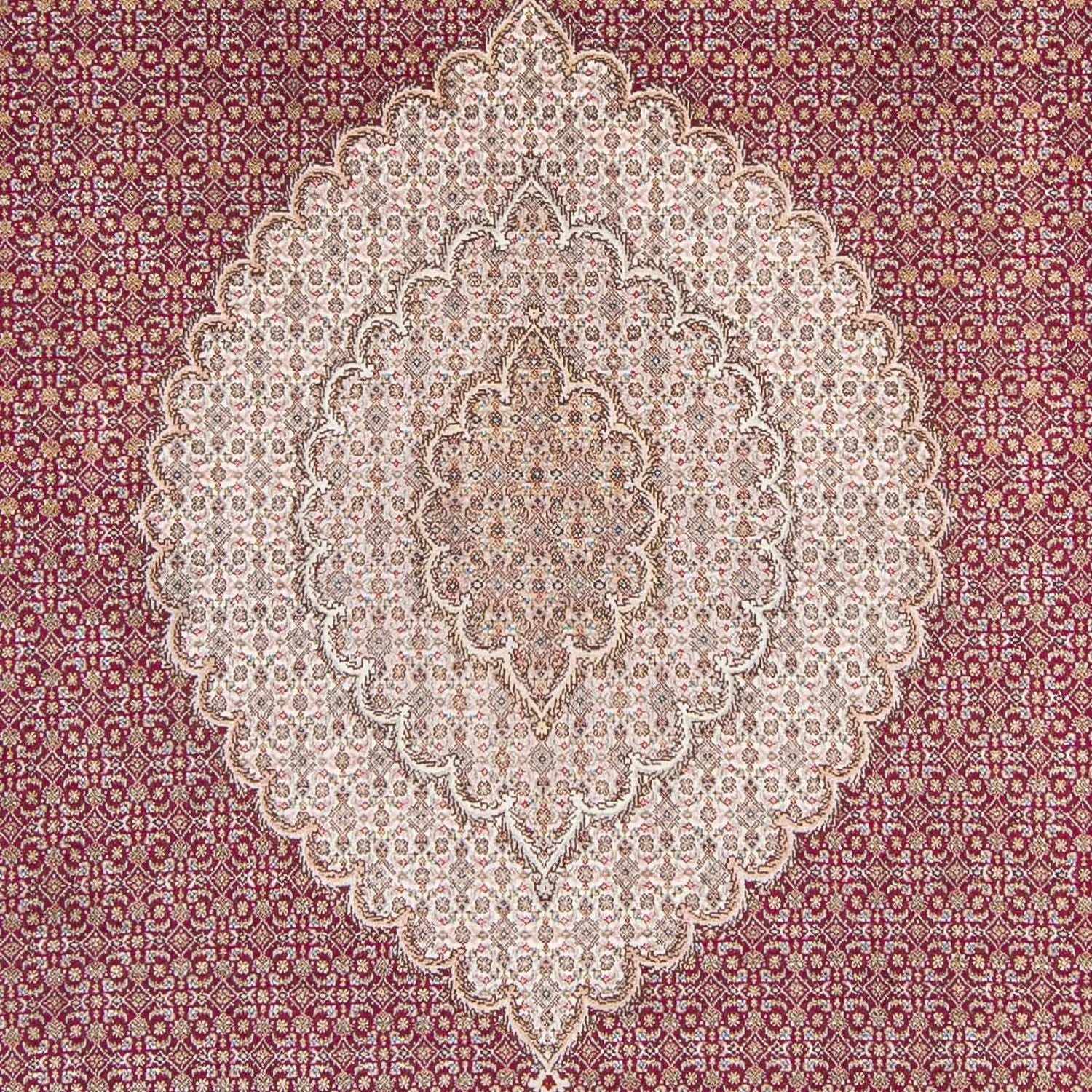Tapis persan - Tabriz - 308 x 200 cm - rouge foncé