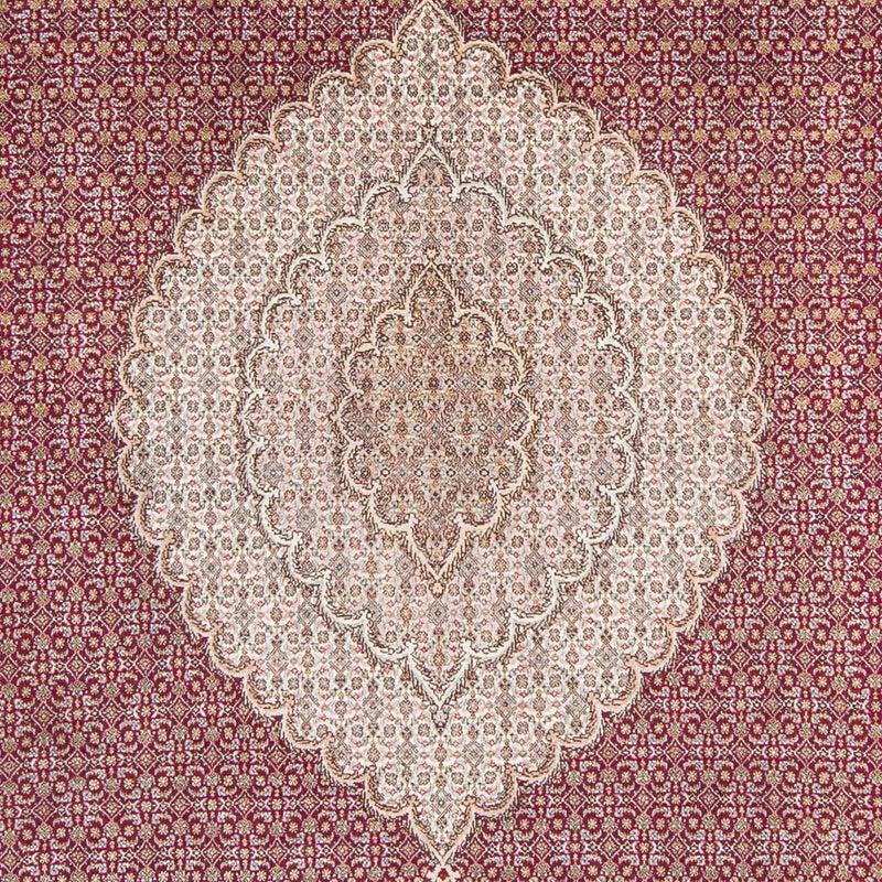 Tapis persan - Tabriz - 308 x 200 cm - rouge foncé
