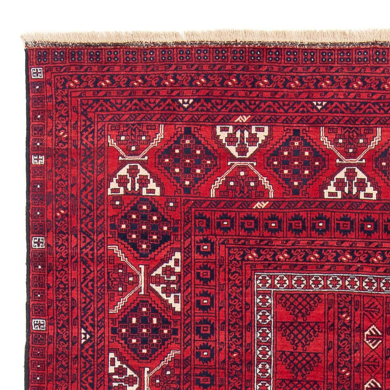 Tapis Turkaman - 248 x 163 cm - rouge foncé