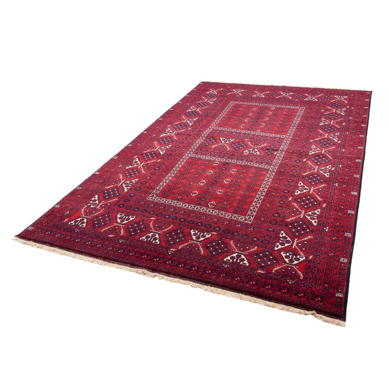 Tapis Turkaman - 248 x 163 cm - rouge foncé
