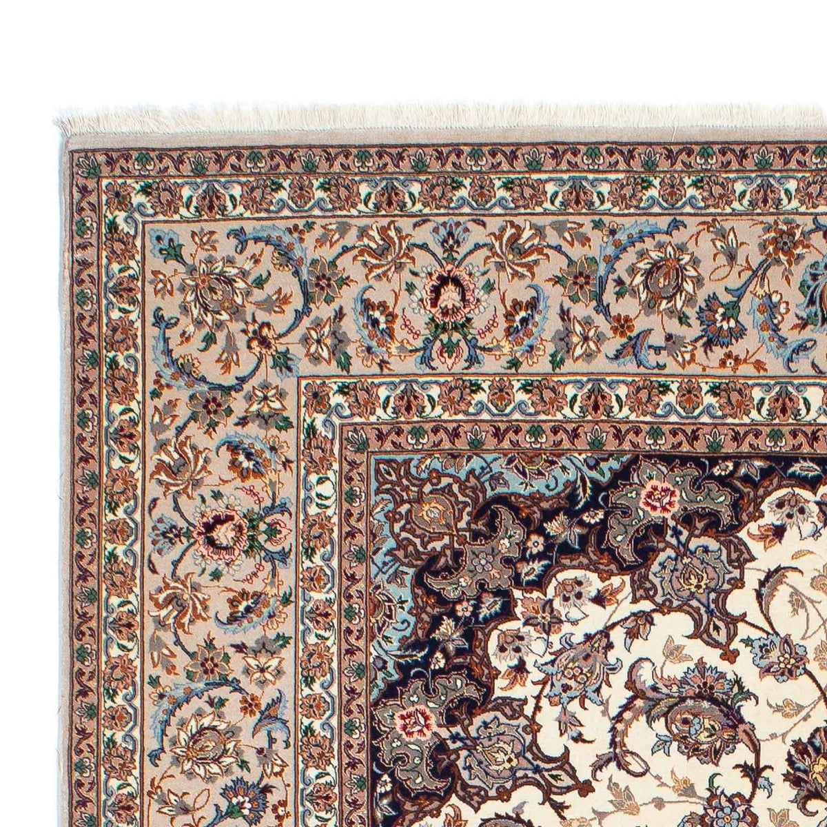 Tapis persan - Isfahan - Premium - 242 x 155 cm - beige