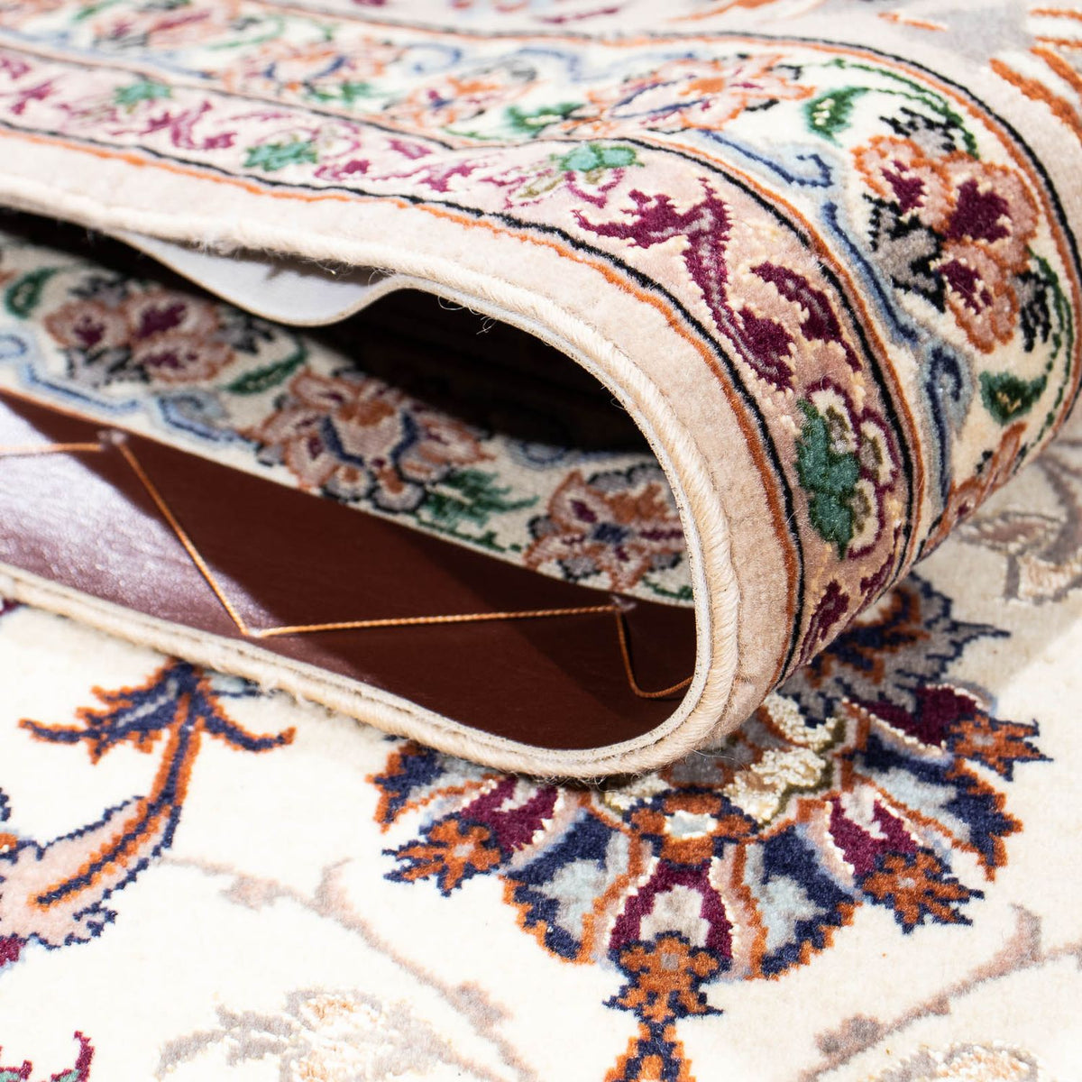 Tapis persan - Isfahan - Premium - 242 x 155 cm - beige