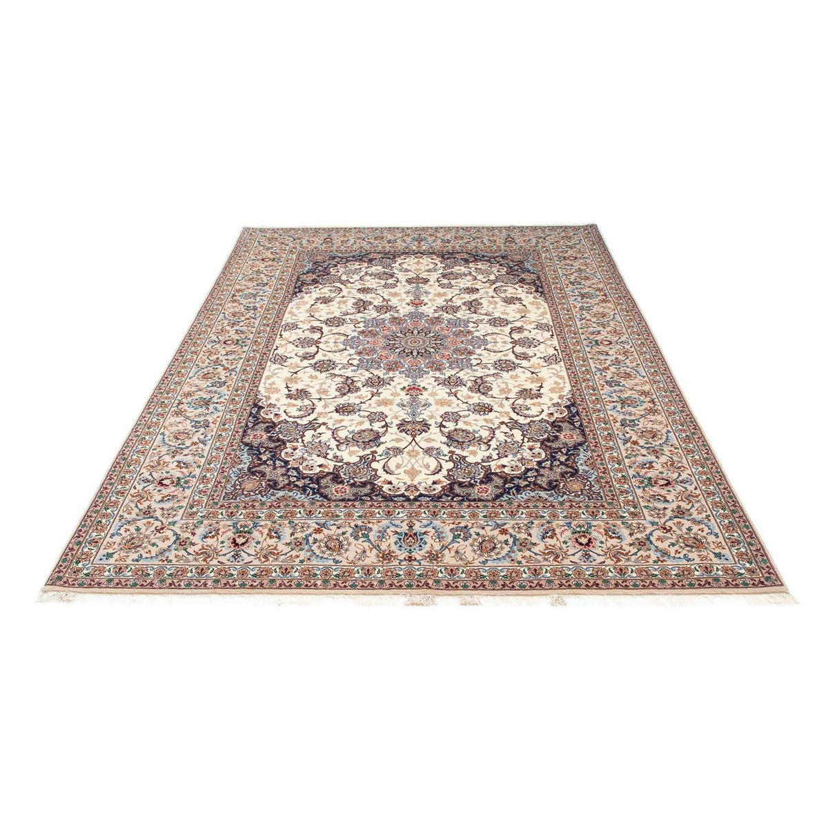 Tapis persan - Isfahan - Premium - 242 x 155 cm - beige