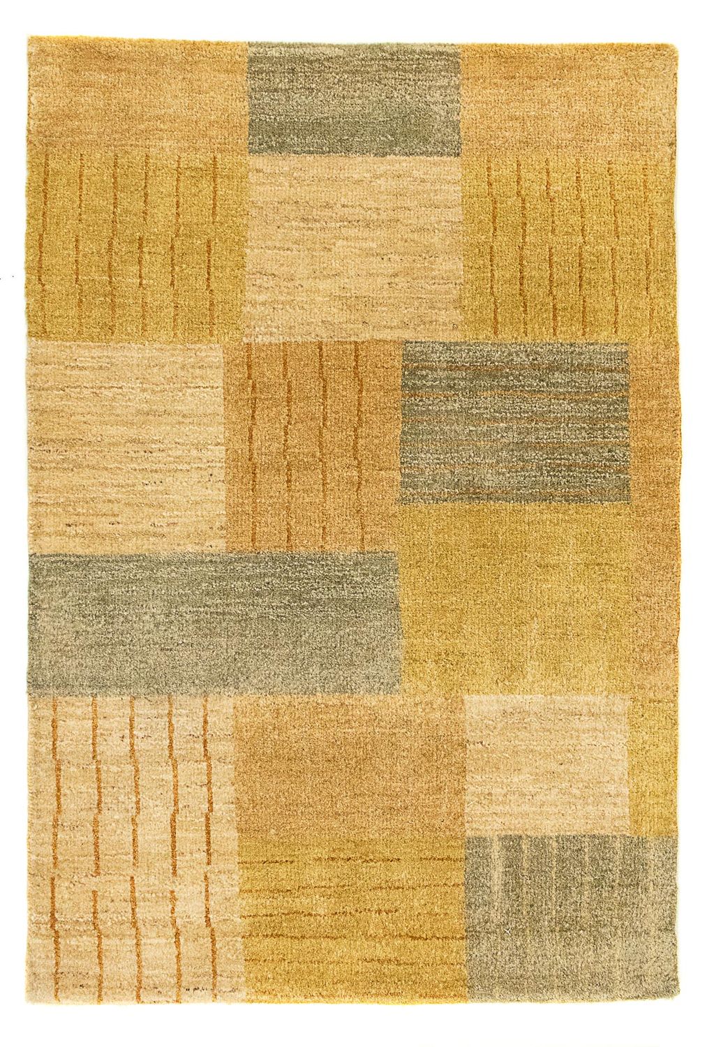Tapis Gabbeh - Indus - 91 x 62 cm - multicolore