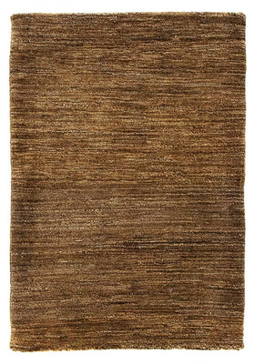 Tapis Gabbeh - Indus - 92 x 66 cm - marron foncé