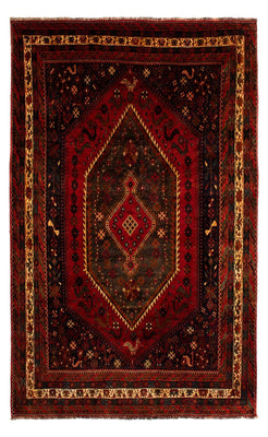 Tapis persan - Nomadic - 312 x 208 cm - rouge foncé