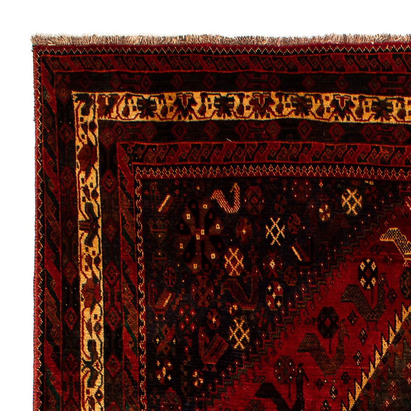 Tapis persan - Nomadic - 312 x 208 cm - rouge foncé