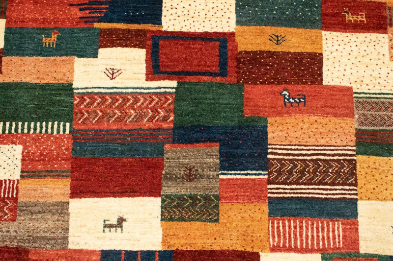 Tapis persan - Nomadic - 194 x 150 cm - multicolore