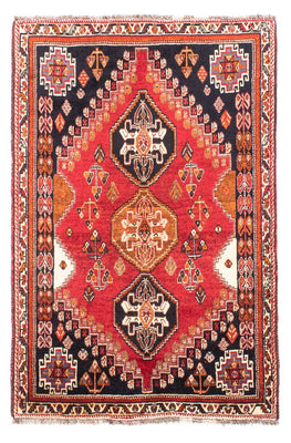 Tapis persan - Nomadic - 165 x 111 cm - rouge