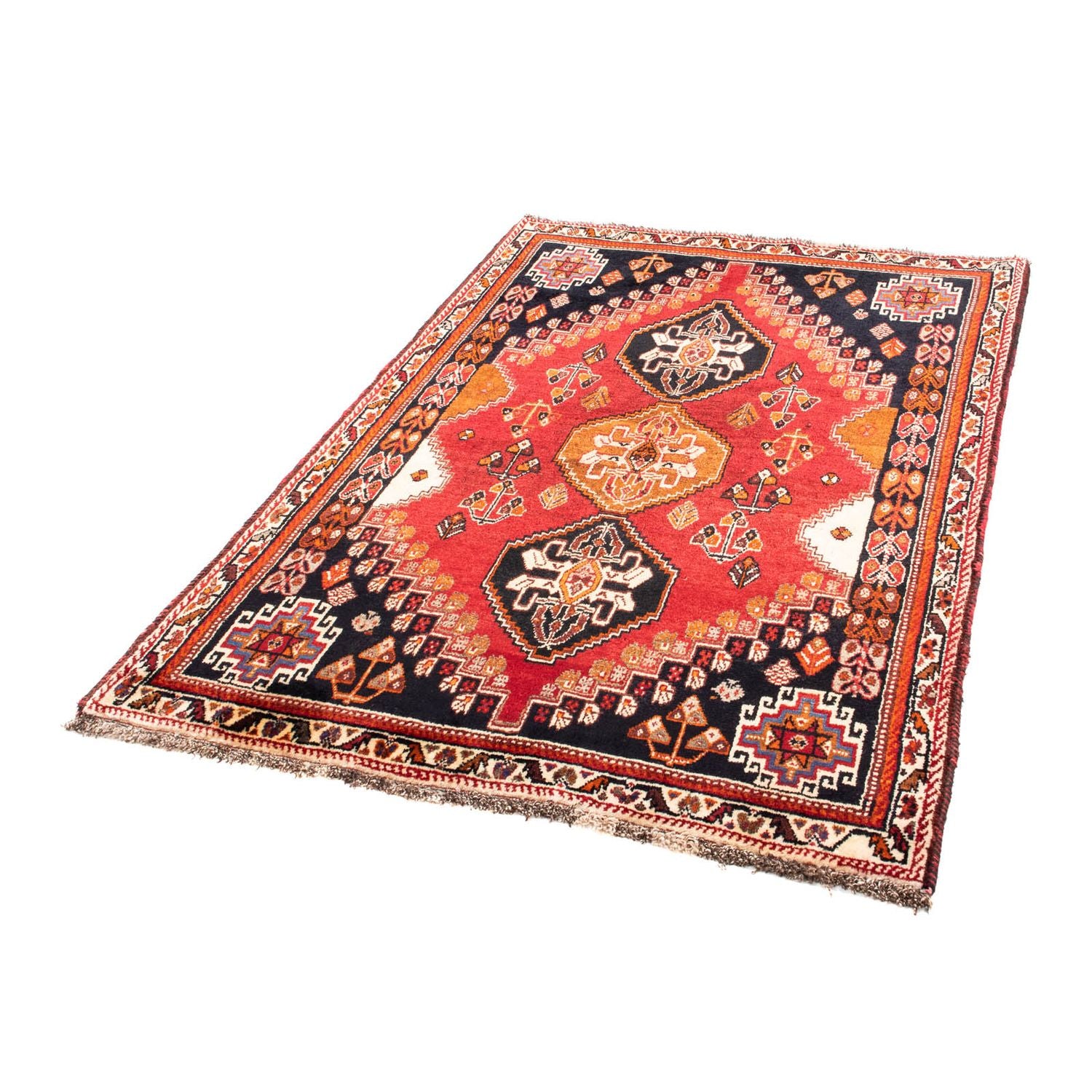 Tapis persan - Nomadic - 165 x 111 cm - rouge